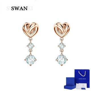 Swan  LIFELONG HRT Tình Yêu Sáng Hình Tình Yêu Bông Tai Pha Lê Thời Trang Nữ Trang Sức Quyến Rũ Thanh Lịch