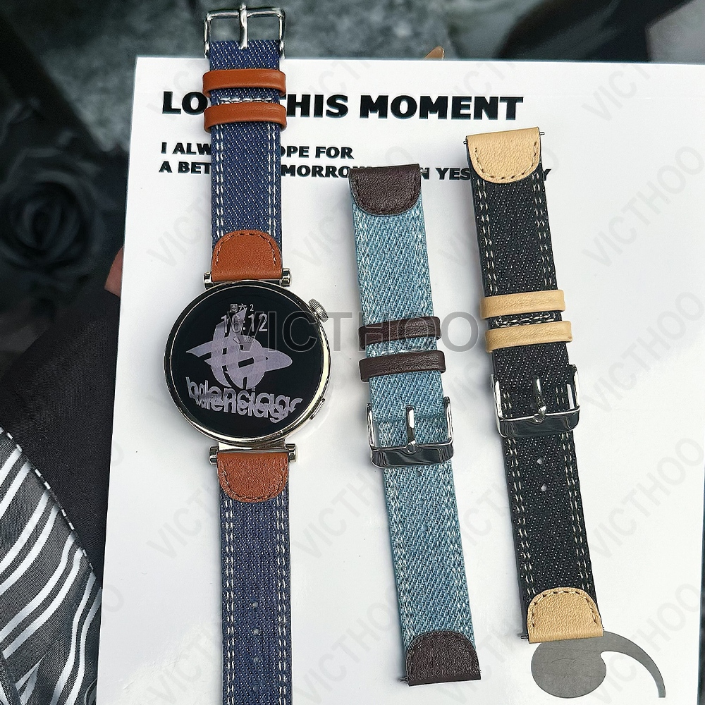 Dây đeo bằng da Dây đeo Nylon Phụ kiện vòng tay dệt cho Huawei Watch GT6 41mm / GT5 41mm / GT4 41mm 