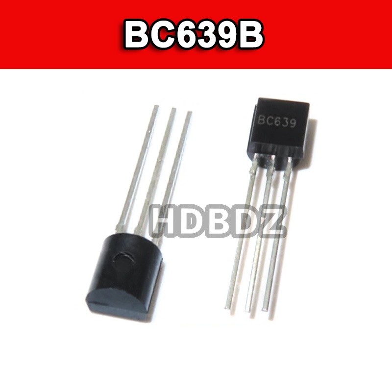 50~100PCS BC639B TO-92 BC639 1A 80V IC Transistor NPN công suất thấp