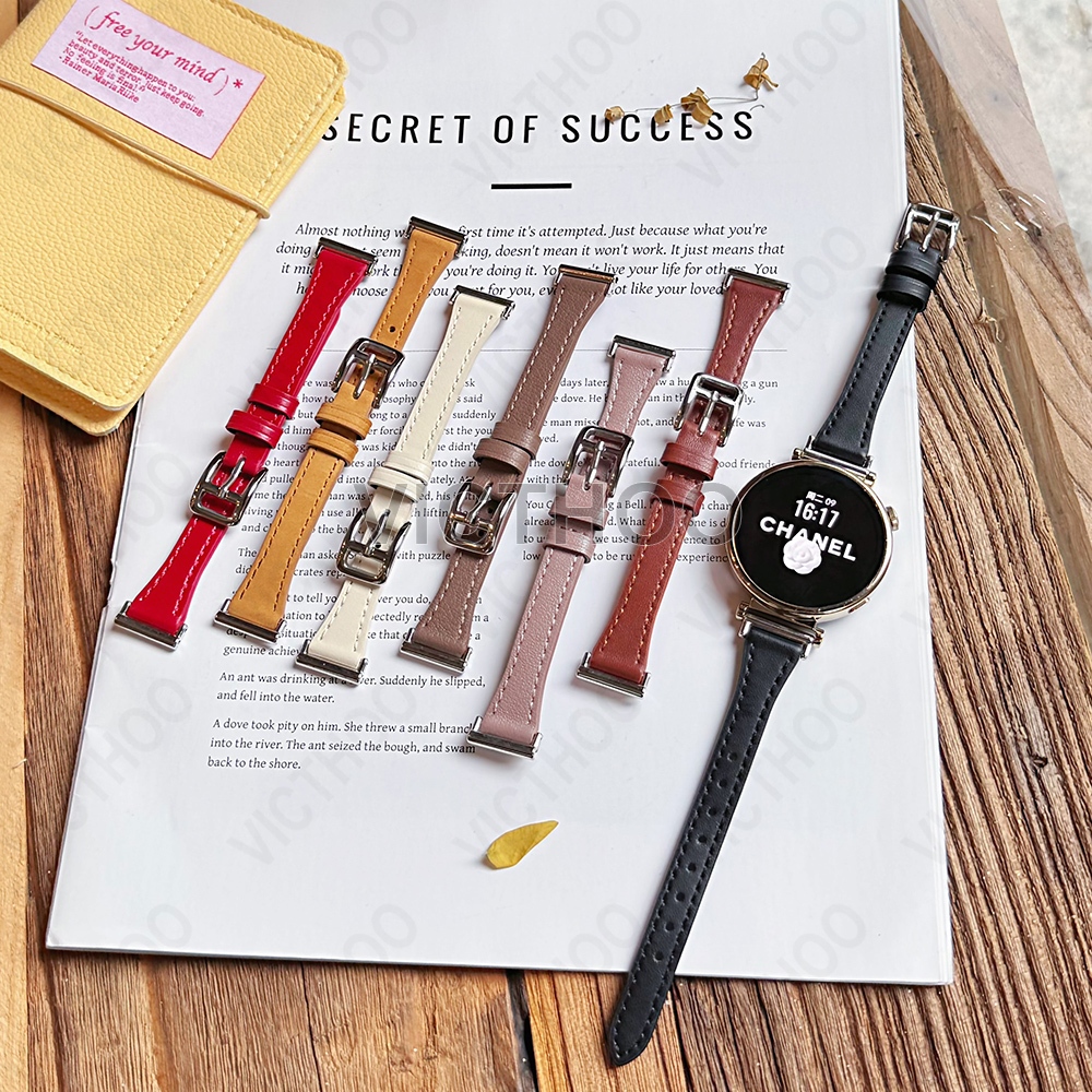 Phụ kiện thay thế vòng tay dây đeo bằng da cho Huawei Watch GT6 41mm / GT5 41mm / GT4 41mm / GT5 Pro