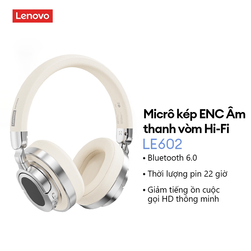 Tai nghe Bluetooth Lenovo LE602 Giảm tiếng ồn Cảm ứng thông minh có Mic V6.0 | BigBuy360 - bigbuy360.vn