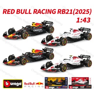  Bburago 1: 43 Red Bull 2025 RB21 #1 #11 F1 Racing Formula Xe mô phỏng tĩnh điện Xe mô hình hợp kim Diecast 