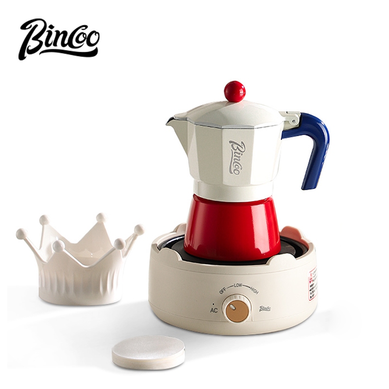 BINCOO Van Đơn Moka Nồi Phong Cách Nhà Nồi Cà Phê Nhỏ Pha Bộ Cà Phê Tập Trung Khai Thác Máy Espresso