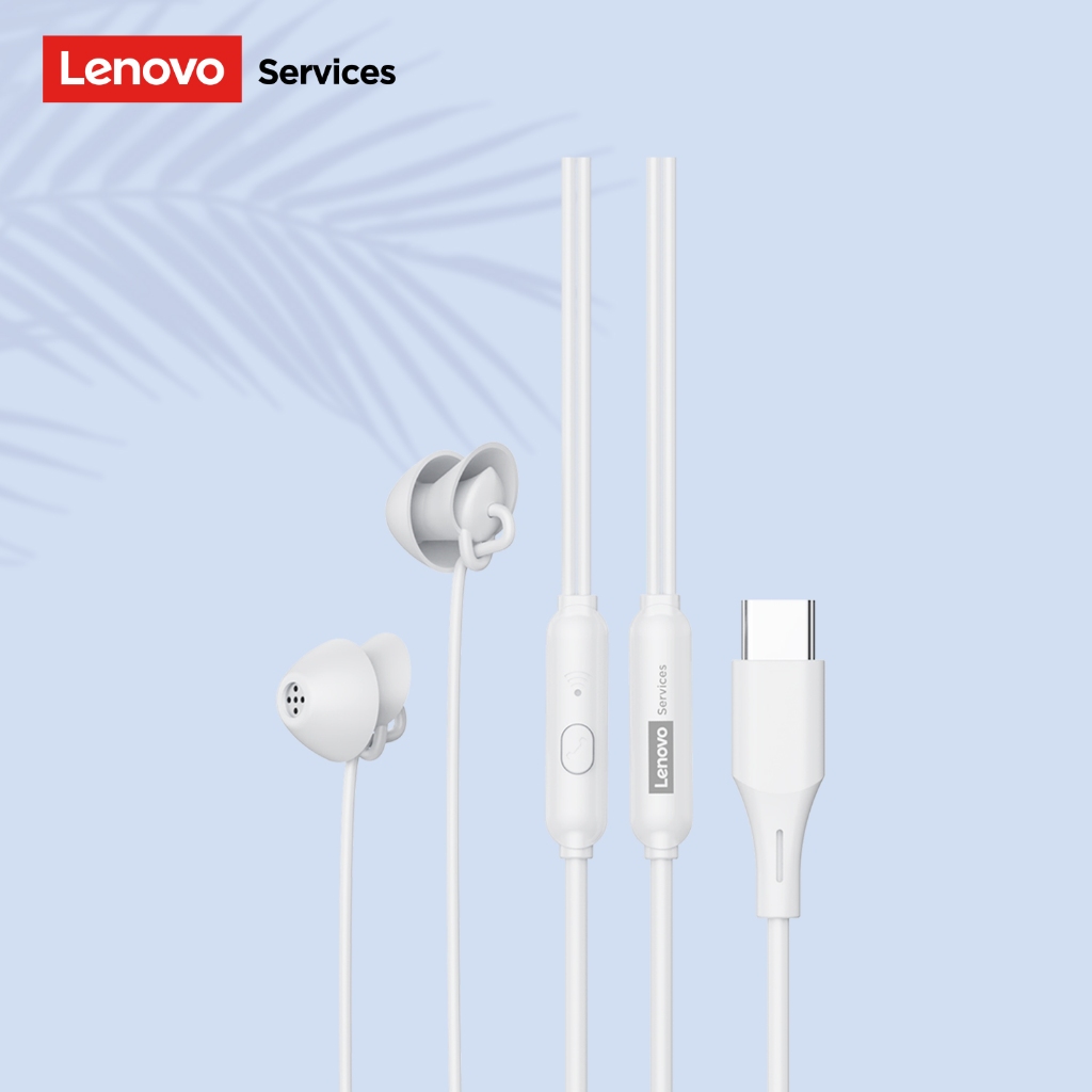 Tai nghe có dây trong tai Lenovo Y107 và Y107PRO có thể giảm tiếng ồn đôi và âm thanh HiFi cộng với silicon mềm để thoải mái và ngủ | BigBuy360 - bigbuy360.vn