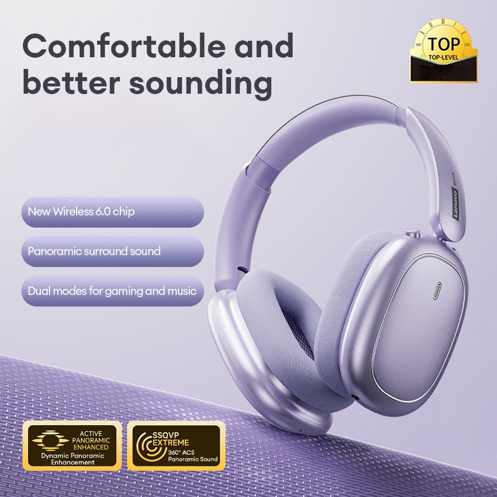 Tai nghe Bluetooth Lenovo LS102 hỗ trợ tai nghe Bluetooth 6.0 khử tiếng ồn thông minh ENC | BigBuy360 - bigbuy360.vn