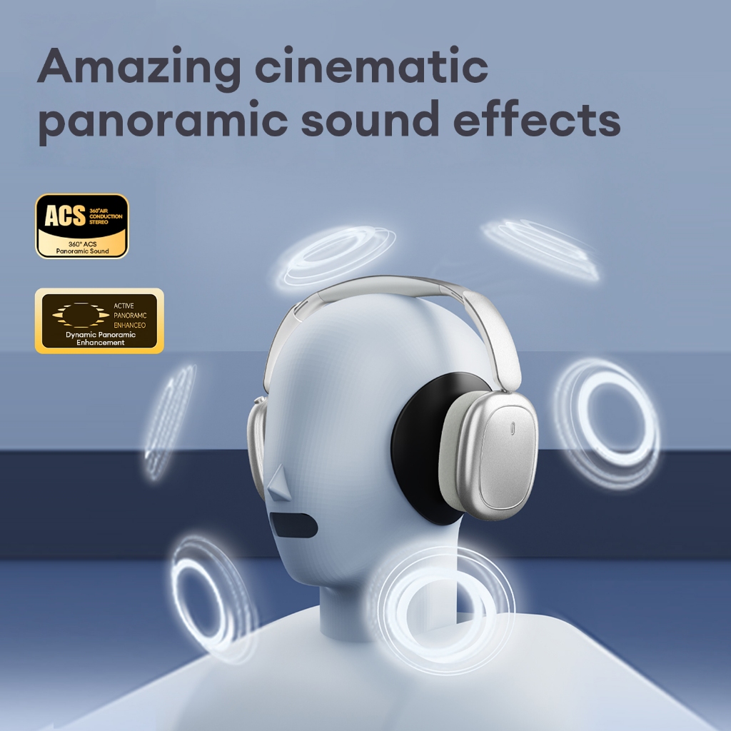 Tai nghe qua tai Lenovo LS102 và tai nghe Bluetooth không dây có âm thanh không gian HiFi và chế độ chơi game 38ms cộng với Mic ENC cho cuộc gọi | BigBuy360 - bigbuy360.vn