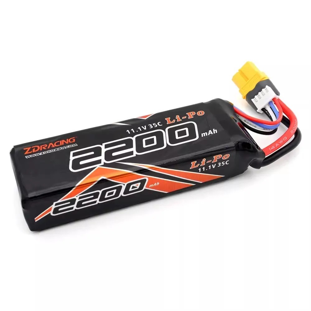 Pin ZD RACING 2200mAh 3S 11.1V 35C XT60 CHO MT16 BX12 RX12 Reylalor XTS P12 Đấu Sĩ RC Xe Thuyền Xe T