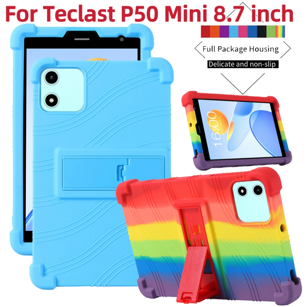 Dành Cho Máy Tính Bảng Teclast P50 Mini 8.7 "Vỏ Bảo Vệ Silicon Mềm Chống Sốc Cho Teclast P50 Mini 8.