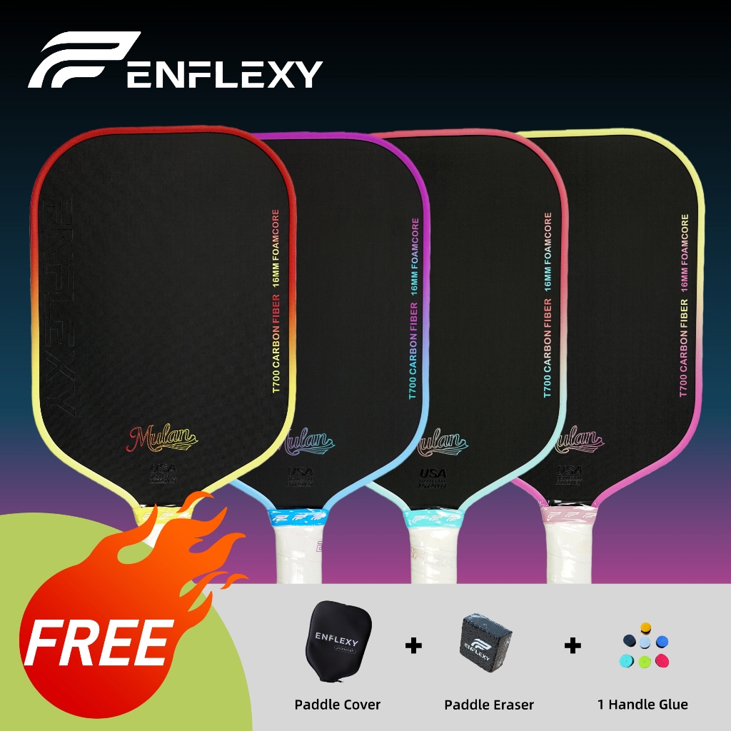 Mái chèo bóng rổ Enflexy Truefoam Mulan với bề mặt sợi carbon Toray T700