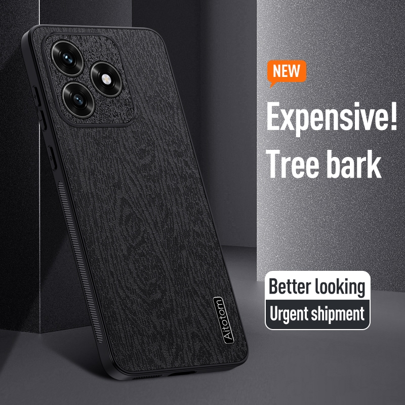 Ốp Da Cho Honor X5C Plus 4G HonorX5CPlus X5C + X5CPlus Ốp Điện Thoại Họa Tiết Cây Sang Trọng Bao Mờ 