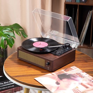 Máy nghe nhạc Vinyl Middix Loa Bluetooth retro máy nghe nhạc đa chức năng đồ trang trí máy quay đĩa tích hợp loa bàn xoay