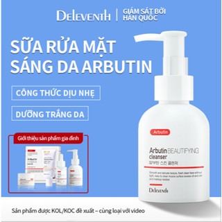  Sữa rửa mặt Deleventh α-Arbutin Amino Acid Làm trắng Làm sạch sâu Dịu nhẹ Dưỡng ẩm Nuôi dưỡng Phục hồi hàng rào bảo vệ da 100ml 