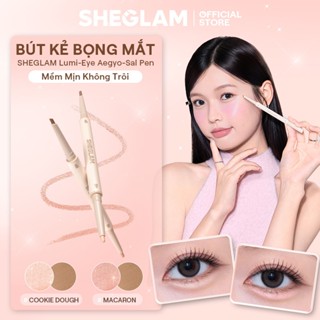  Bút Kẻ Bọng Mắt SHEGLAM Lumi-Eye Aegyo-Sal Pen Bút Vẽ Nhũ Mắt Hai Đầu Mềm Mịn Không Trôi 