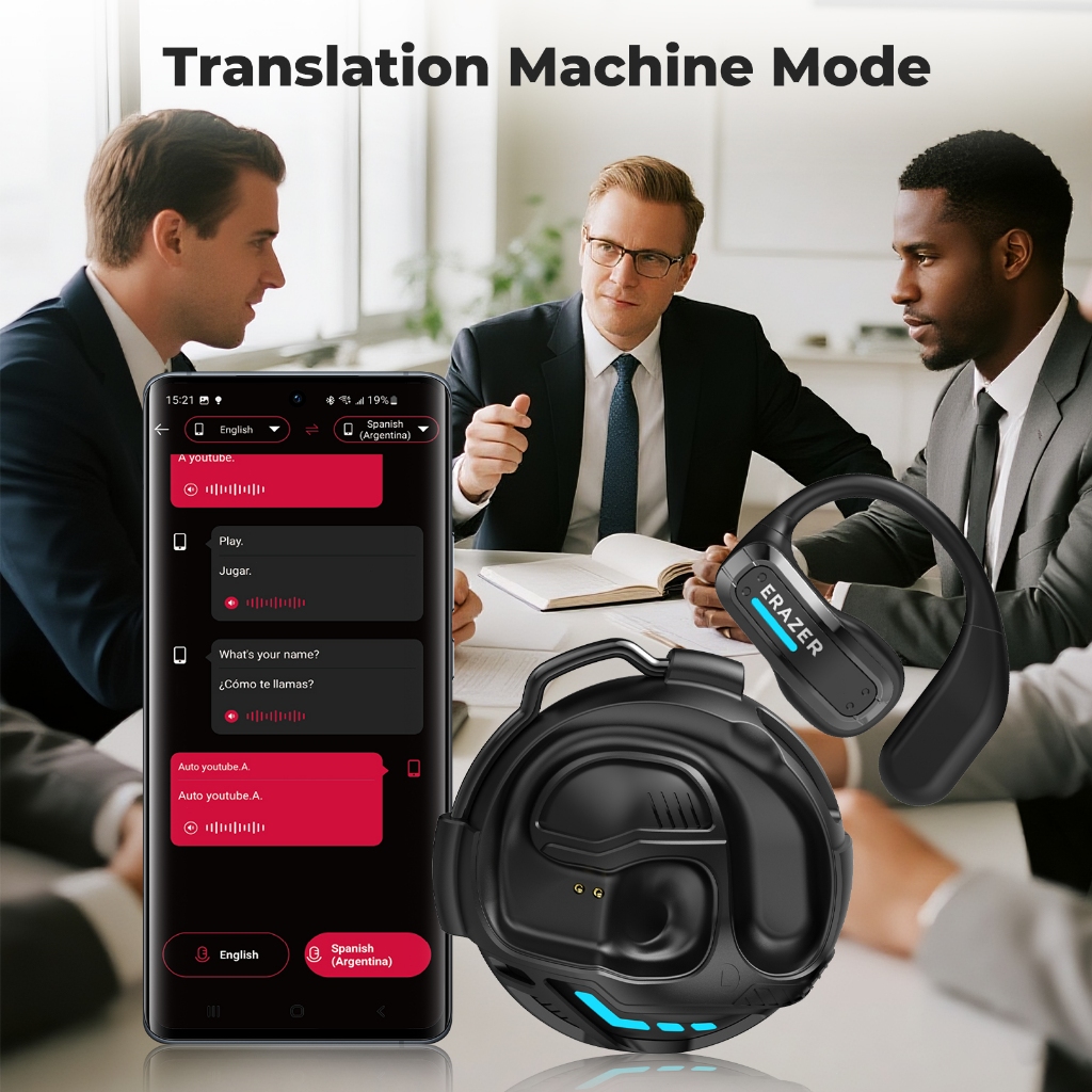 Lenovo ERAZER X8 Tai nghe dịch thuật AI Âm thanh nổi 9D Độ trễ cực thấp Tai nghe không dây | BigBuy360 - bigbuy360.vn