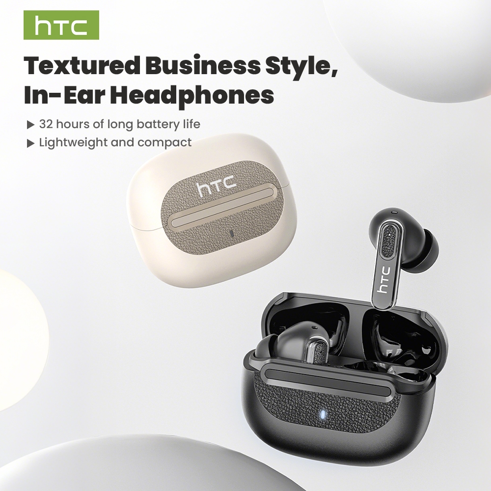 HTC NE60 Tai nghe dịch thuật AI Tai nghe không dây Bluetooth 6.0 Chống ồn chủ động ANC Thời lượng pin 32 giờ Khả năng chống nước IPX5 Tai nghe chơi game | BigBuy360 - bigbuy360.vn