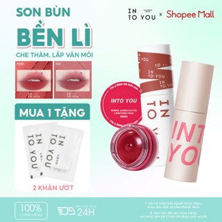   BEST SELELR  Son Không Khí INTO YOU Sử Dụng Má Môi 2in1 Hiệu Ứng Mờ Lì Tự Nhiên Bền Lì Không Dính Li 