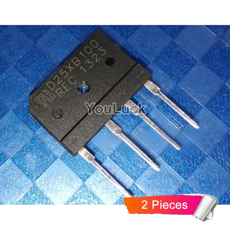 2 Chiếc Chính Hãng D25XB100 25A / 1000V Cầu Chỉnh Lưu Mới