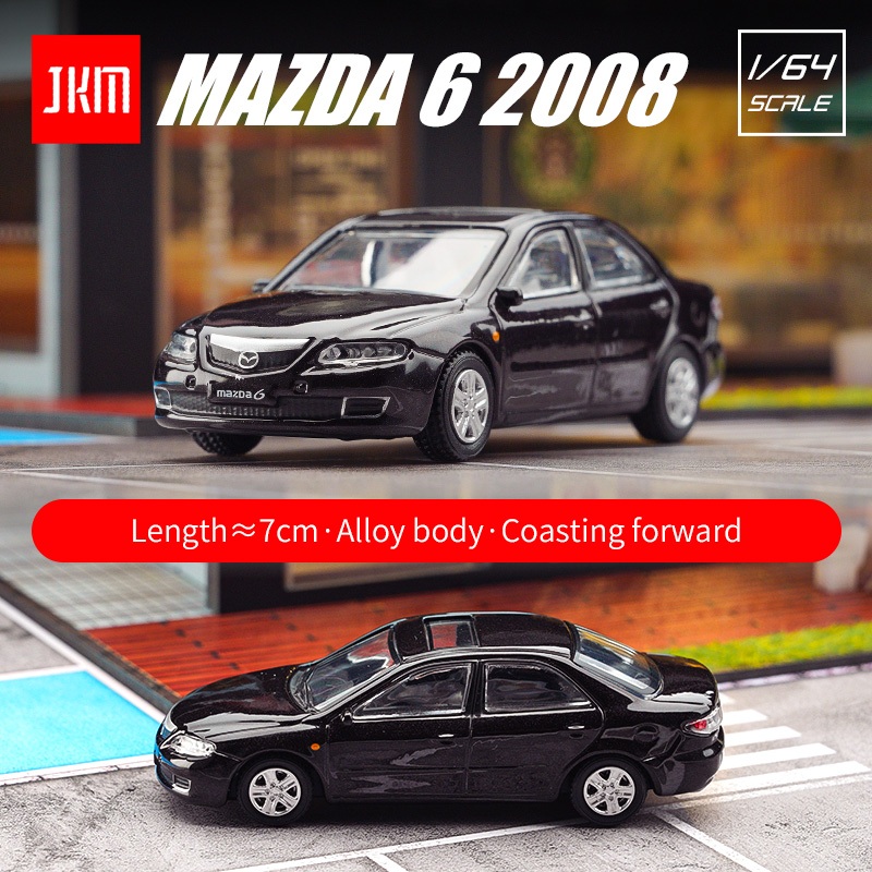 JKM 1 / 64 2008 Mazda 6 Đồ Chơi Ô Tô Hợp Kim Xe Mô Hình Diecast Cổ Điển Siêu Đua Xe Ô Tô Mô Hình Sưu