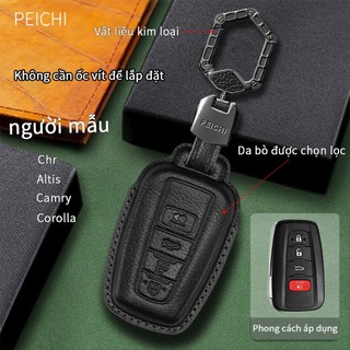 bọc chìa khoá Toyota CHR Camry Altis 2022 2023 Corolla Cross 2024