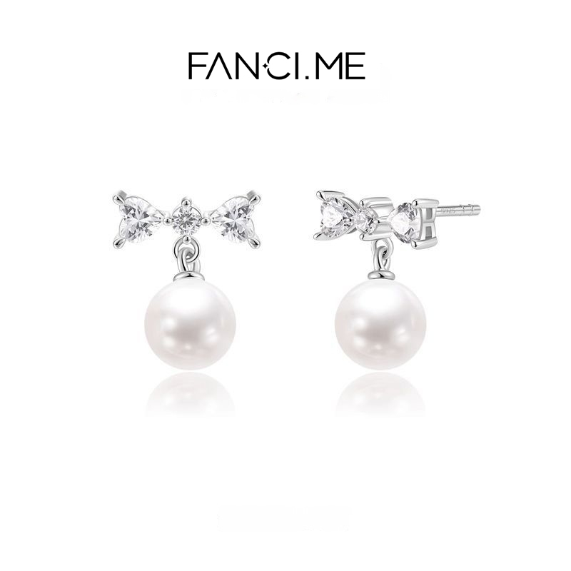 Bông tai fanci me bong bóng có nơ ngọt ngào - Món quà trang sức nữ tính dành tặng nàng