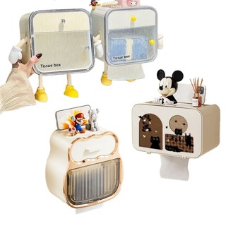  Hộp đựng khăn giấy vệ sinh độc đáo Hộp giấy vệ sinh treo tường Hộp giấy chống thấm nước đục lỗ Hộp giấy vệ sinh Giá giấy cuộn 
