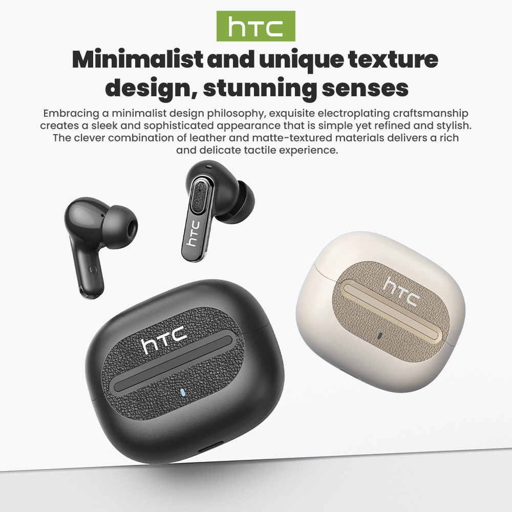 Bảo hành một năm Tai nghe dịch thuật HTC NE60 AI Tai nghe ngủ không dây LED Bluetooth 6.0 Business AI Tai nghe dịch thời gian thực IPX5 Tai nghe nhét tai chống nước Chất lượng âm thanh HIFI | BigBuy360 - bigbuy360.vn