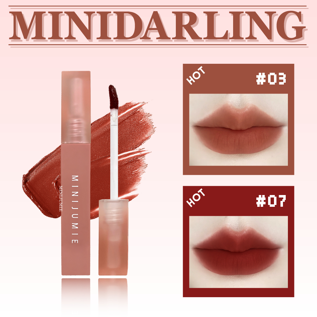 [Hàng mới về] Son môi Gege Bear/PINKCOCO có dưỡng màu sắc tự nhiên chống thấm nước xinh xắn