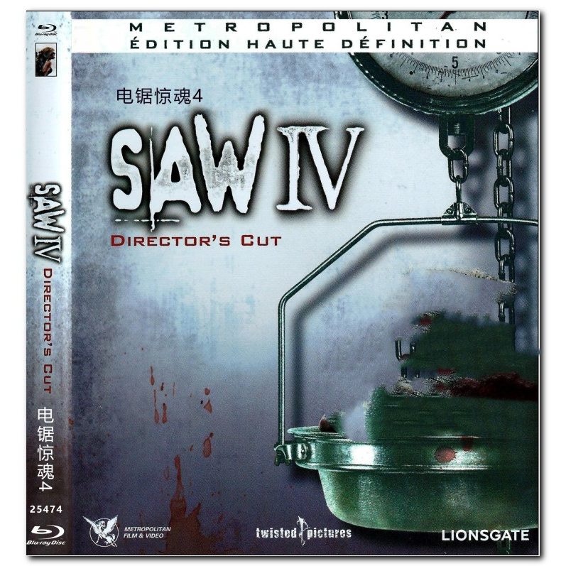 [Tiếng Anh] Blu-ray HD Movie 4K UHD 1080P Saw IV (4K)
