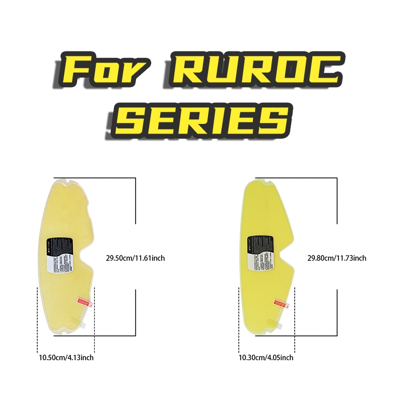 Mũ bảo hiểm xe máy Miếng dán chống sương mù Phụ kiện mũ bảo hiểm Thích hợp cho Ronin RUROC ATLAS 3.0