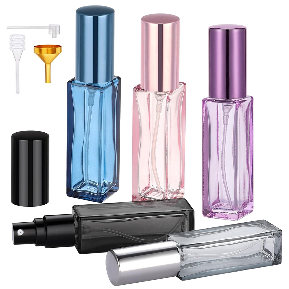 5 Chiếc 8ml Chai Đổ Nước Hoa Mini Chống Rò Rỉ Nước Hoa Di Động Du Lịch Có Thể Đổ Lại Bình Xịt Rỗng C