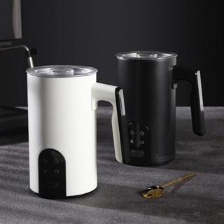 Máy tạo bọt và hấp sữa điện Almencla 4 trong 1 tạo bọt ấm và lạnh cho kem Cà phê Macchiato sô cô la nóng Dễ dàng làm sạch