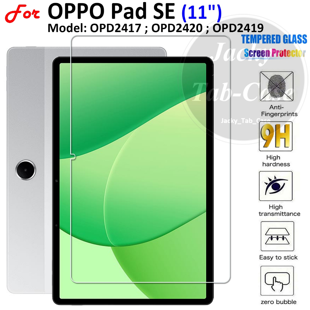Dành cho OPPO Pad SE (11 ") 2025 Model: OPD2417 OPD2420 OPD2419, Kính cường lực bảo vệ màn hình Phim