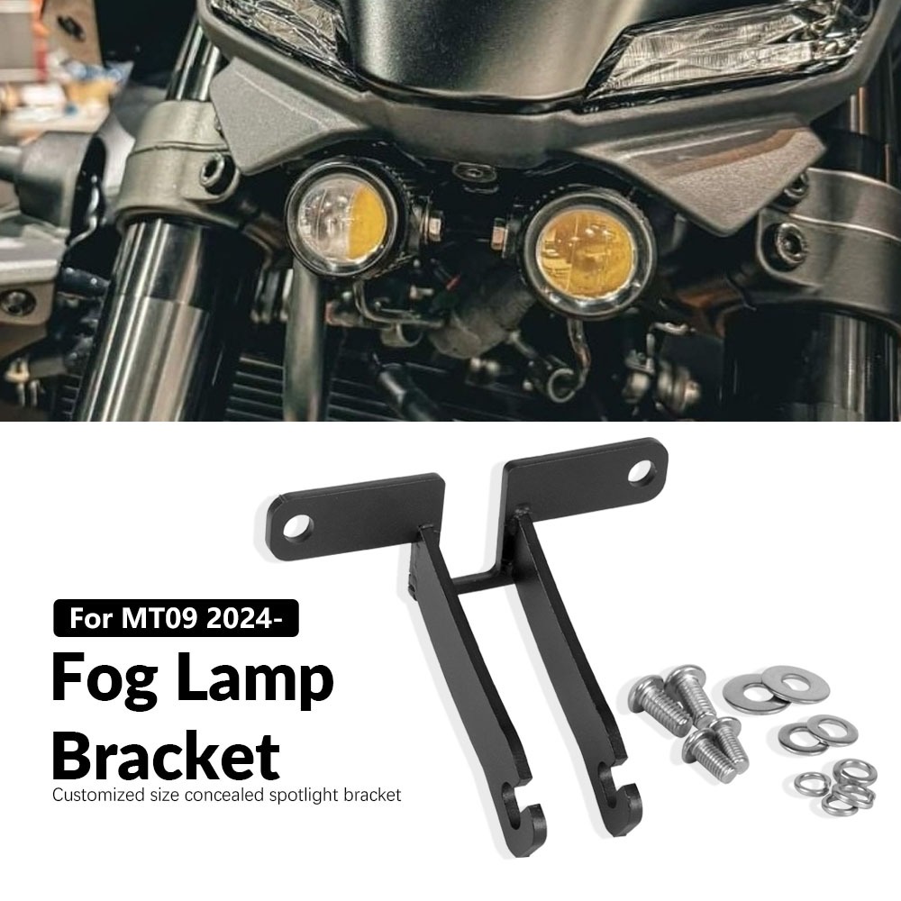 Dành Cho Xe Yamaha MT09 MT-09 MT09 SP 2024 2025 Phụ Kiện Xe Máy Ẩn Spotlight Giá Đỡ Đèn Sương Mù Cố 