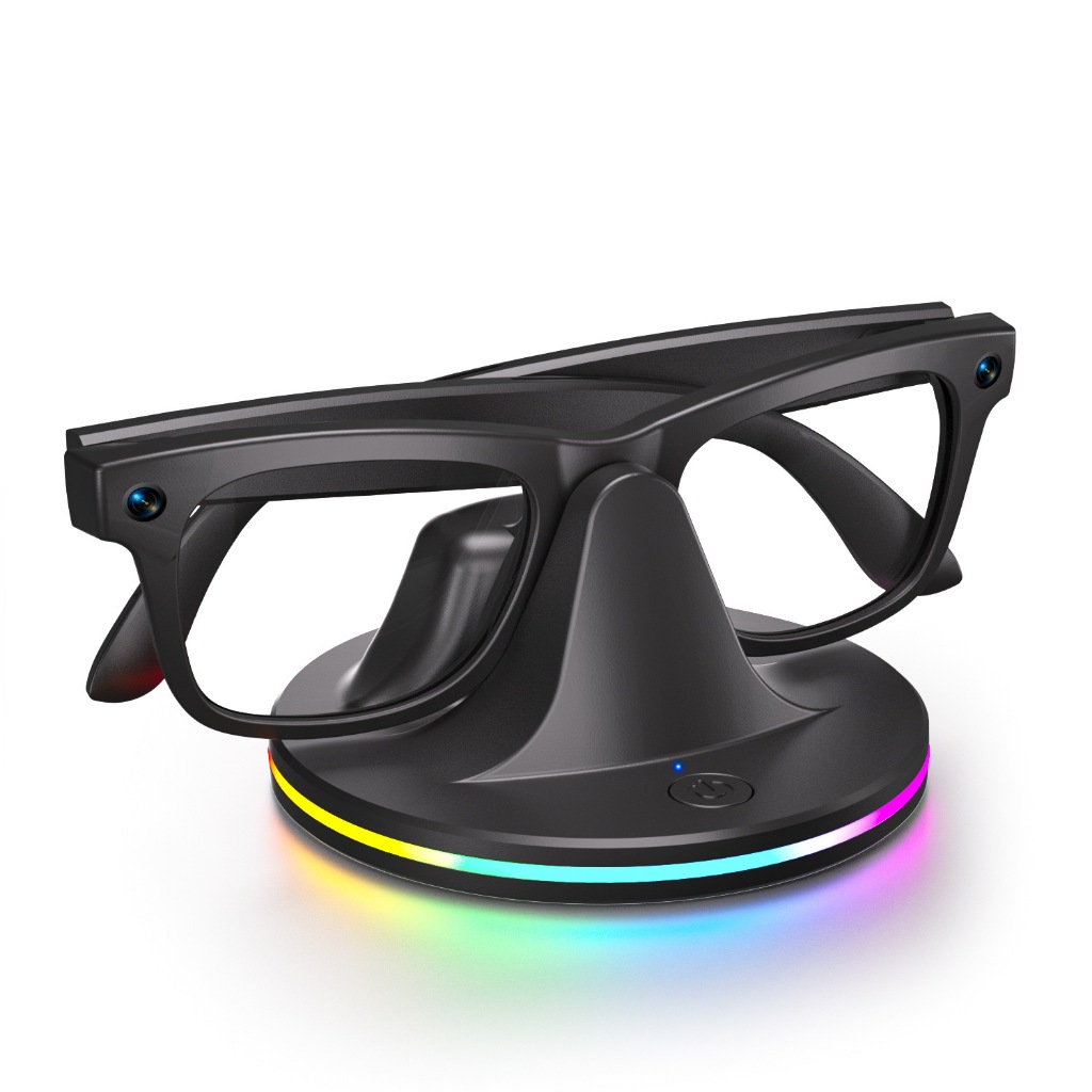 Ray-Ban Meta Kính Sạc RGB Đế Tương Thích Với Wayfarer / Skyler / Headliner / Oakley HSTN, Giá Để Kín