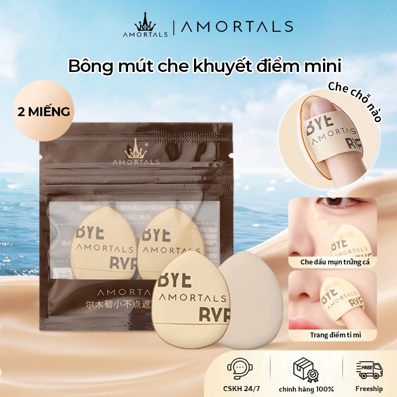 Mút Trang Điểm Mini Ngón Tay AMORTALS Chính Hãng