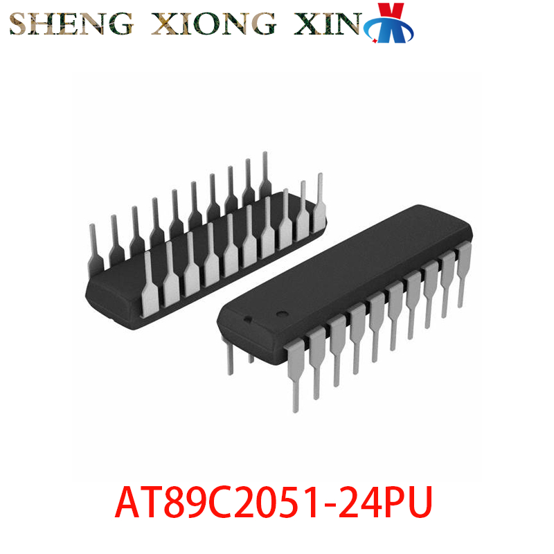 2 cái / lốc AT89C2051-24PU Bộ vi điều khiển 20-DIP AT89C2051