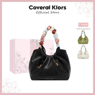  Túi xách phong cách mới Túi xếp ly đám mây Túi đeo vai Túi đeo nách COVERAL KLORS 24407 