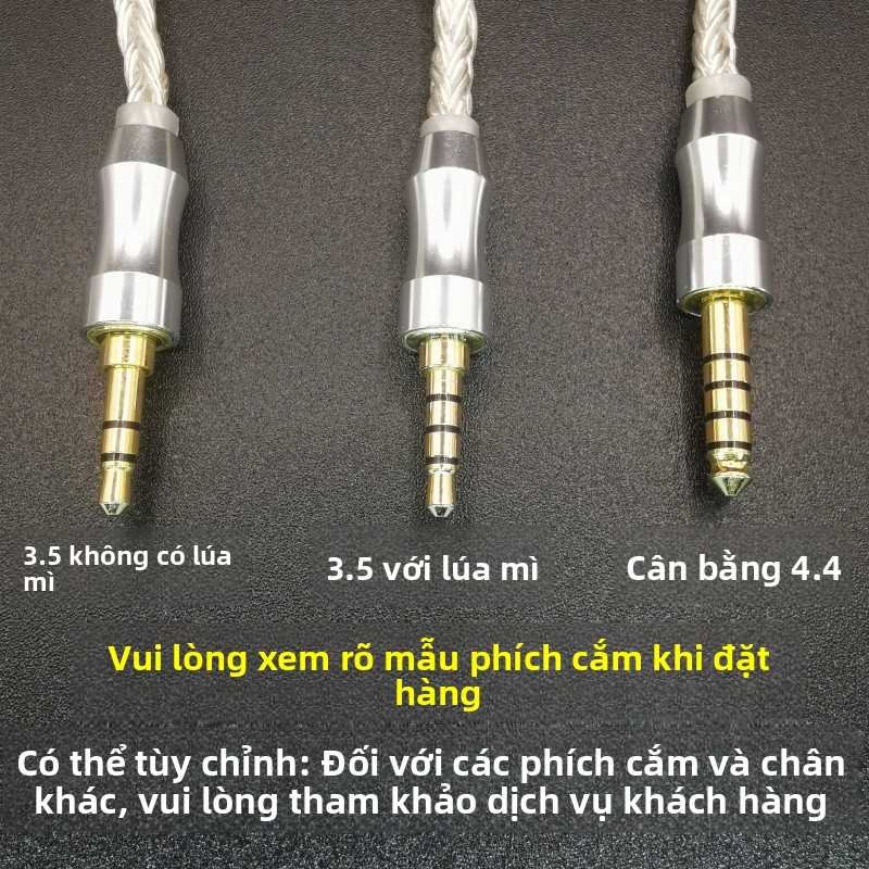 [Cáp tai nghe nâng cấp hoàn toàn mới 2025] Cáp tai nghe 3,5mm / 4,4mm / typeC Ba phích cắm MMCX | Độ phân giải cao không mất | BigBuy360 - bigbuy360.vn
