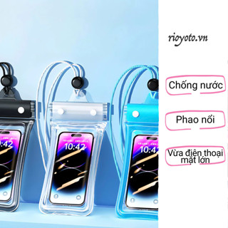 Túi Chống Nước Điện Thoại Trong Suốt PVC, Cảm Ứng Vân Tay, Dùng Cho Đi Bơi, Đi Biển, Đi Mưa