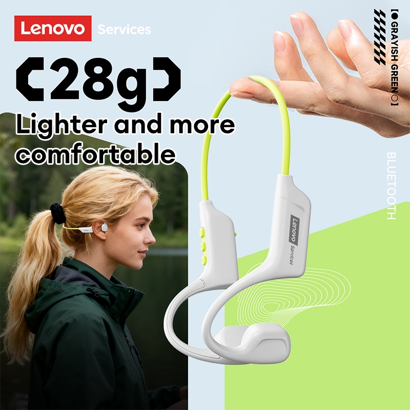 Tai nghe dẫn truyền xương và tai nghe thể thao Lenovo S102 với thiết kế tai mở và chống nước IPX6 cộng với thân nhẹ 28g | BigBuy360 - bigbuy360.vn