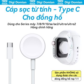 Đế sạc không dây nhanh cho Apple Watch, cổng USB-C, chỉ Series 2 – 11, SE & Ultra