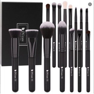  DAIKOU Bộ 15 Cọ Trang Điểm Cao Cấp - Lông Mềm Mịn Đầy Đủ Cọ Nền Mắt Má 