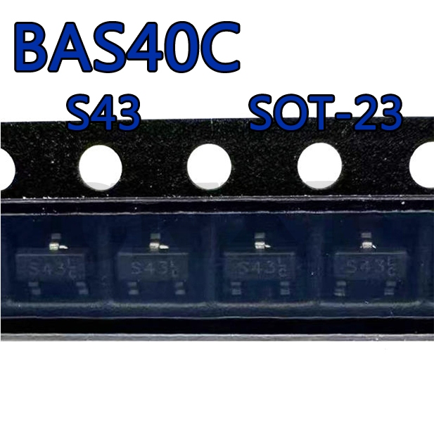 10 CÁI S43 BAS40C SOT23 BAS40CW SOT323 Diode Shoteki