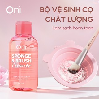  ONI Nước Rửa Bóng Mút & Cọ Trang Điểm 150ml,Dung Dịch Vệ Sinh Bóng Đánh Nền Cọ Mút Mai Thúy 