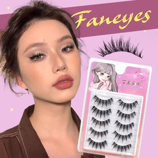  DFY-37 Năm Cặp Một Mảnh Lúa Mì Tai Lông Mi Giả Dày Truyện Tranh Toàn Bộ Lười Ống Kính Lông Mi Mi Mi 