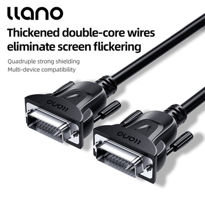 LLANO VGA Cáp 1080P HD 15PIN Nam Sang Nam Cáp VGA HD Chuyển Đổi Cho PC Laptop TV Porjector