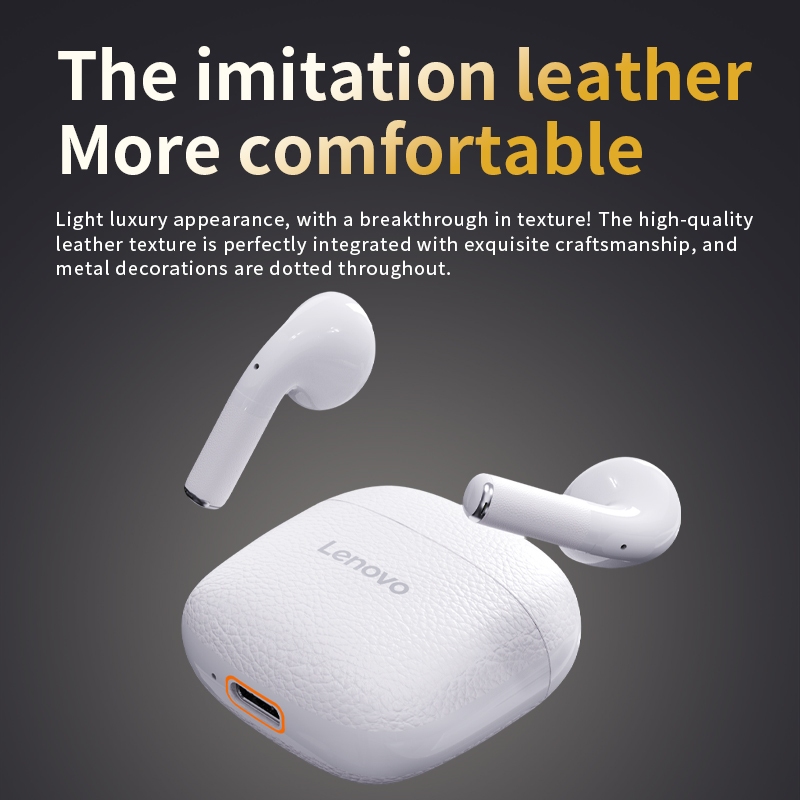 Tai nghe Mini không dây thực sự Lenovo EA166 Tai nghe Bluetooth HD Stereo HIFI Độ trễ thấp có Mic Bluetooth 5.4 | BigBuy360 - bigbuy360.vn