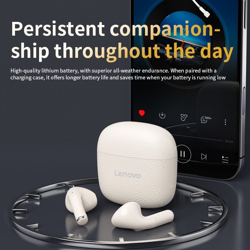 Tai nghe Mini không dây thực sự Lenovo EA166 Tai nghe Bluetooth HD Stereo HIFI Độ trễ thấp có Mic Bluetooth 5.4 | BigBuy360 - bigbuy360.vn