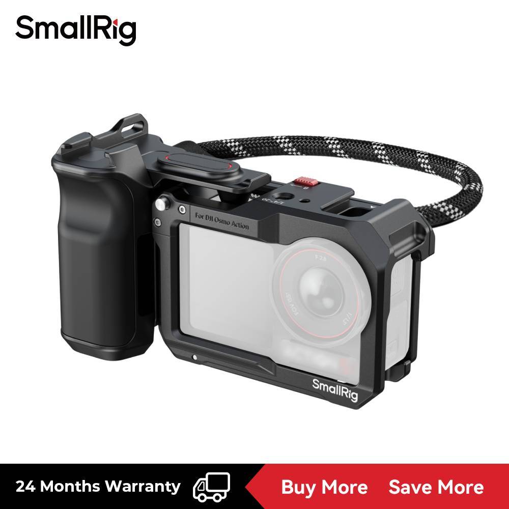 Bộ tay cầm / lồng SmallRig cho DJI Osmo Action 5 Pro / 4 / 3 #5602#5826