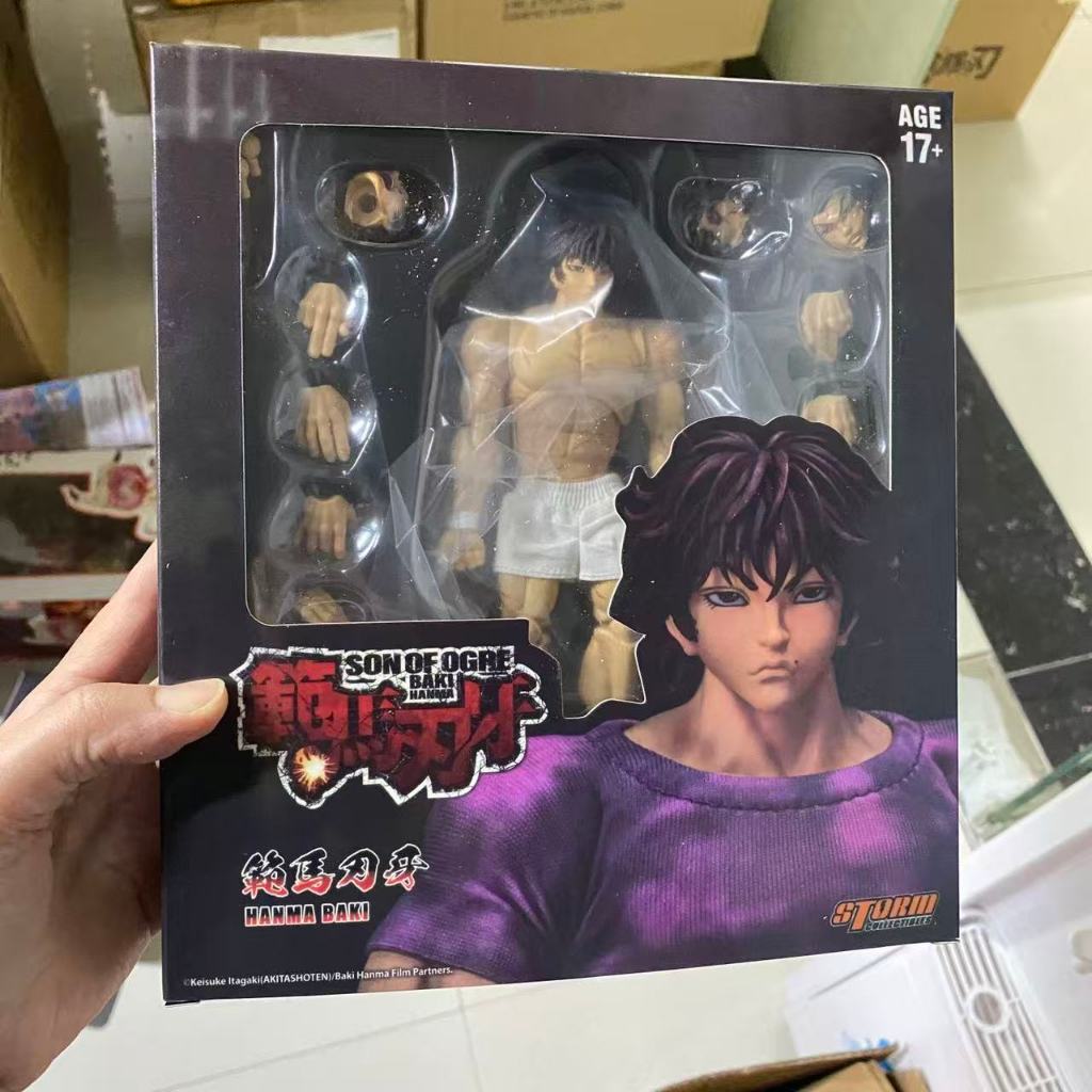 17cm Storm Collectibles Baki Hanma Son of Orge PVC Hình Đồ Chơi Mô Hình